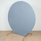 Spandex 2 Sided Round Matte Dusty Blue 7.5 Feet Wedding Stand Cover