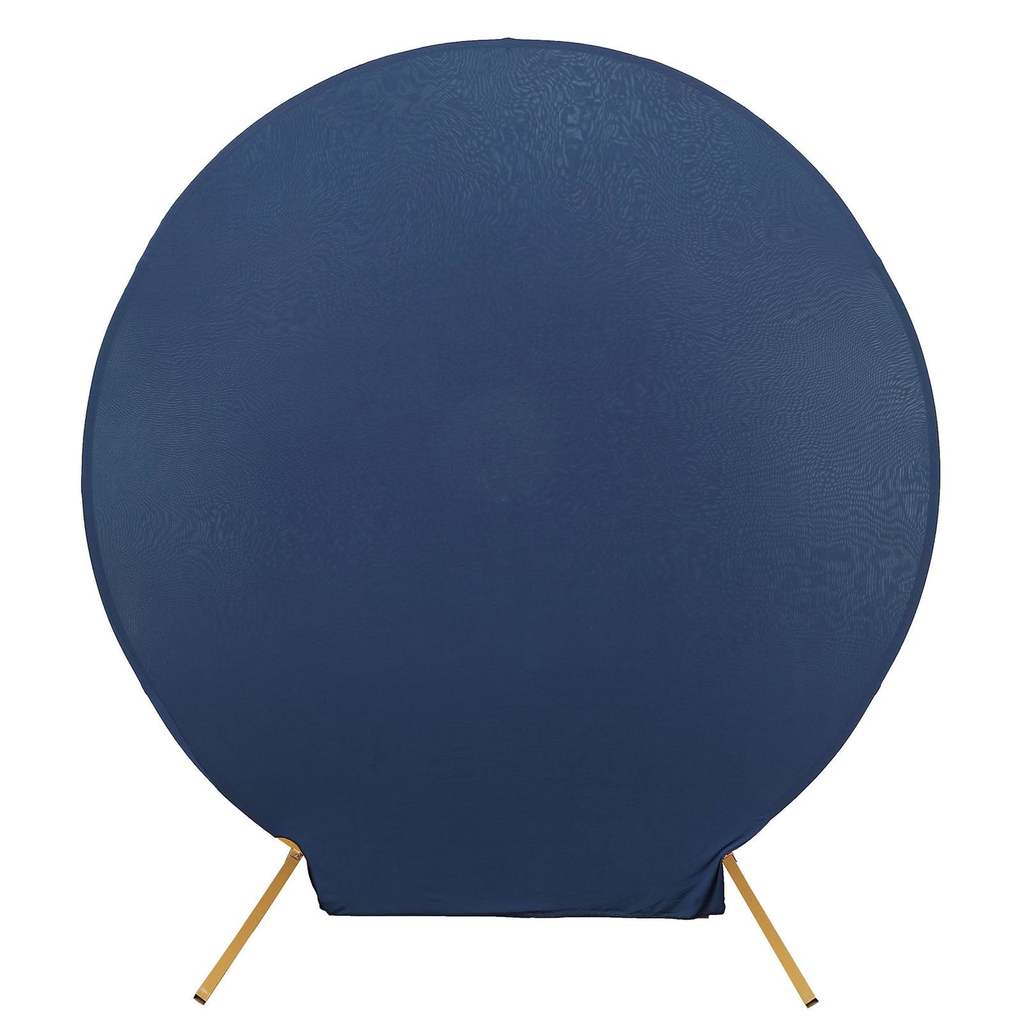 Round Spandex 7.5 Feet Matte Navy Blue Wedding Stand Cover