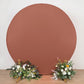7.5ft Terracotta Round Spandex Fit Wedding Backdrop Stand Cover
