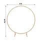 4 Feet - Gold Metal Round Arch Balloon Circle Flower Backdrop Stand