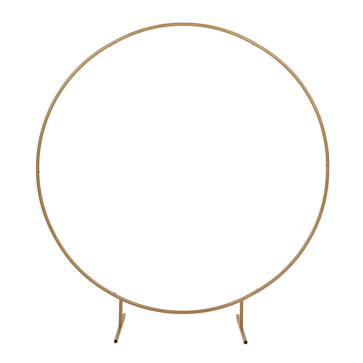 Gold Metal Round Arch Balloon Circle Flower Frame Backdrop Stand - 4 Feet