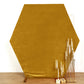 8ftx7ft Metallic Gold Soft Velvet Fitted Hexagon Wedding Arch Cover