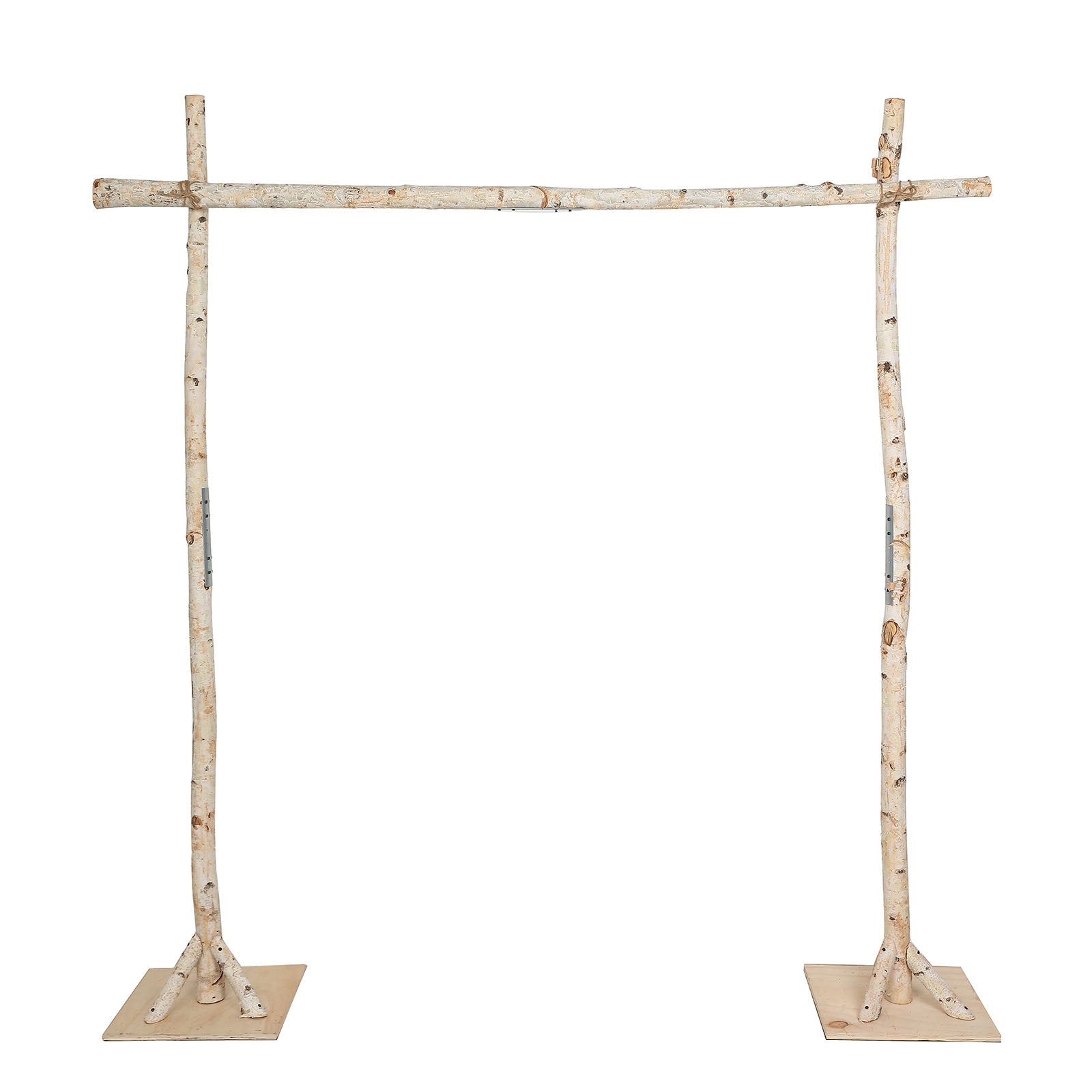Birch Wooden Stand 7.5 Feet Natural Color#whtbkgd