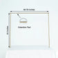 Gold Adjustable Over The Table Flower Rod Stand 42 Inch