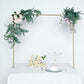 42" Tall Gold Adjustable Over The Table Metal Flower Arch Rod Stand