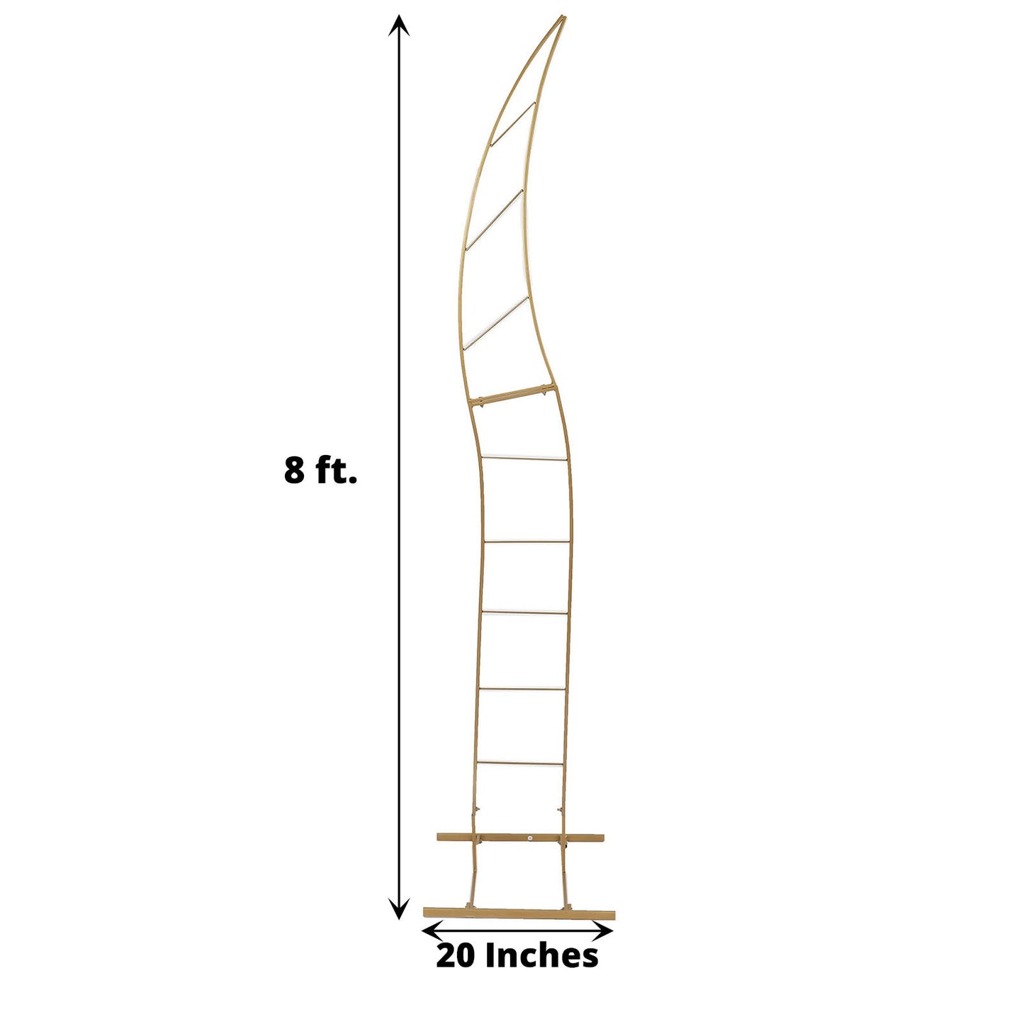 Gold Metal 8 Feet Photo Backdrop Stand