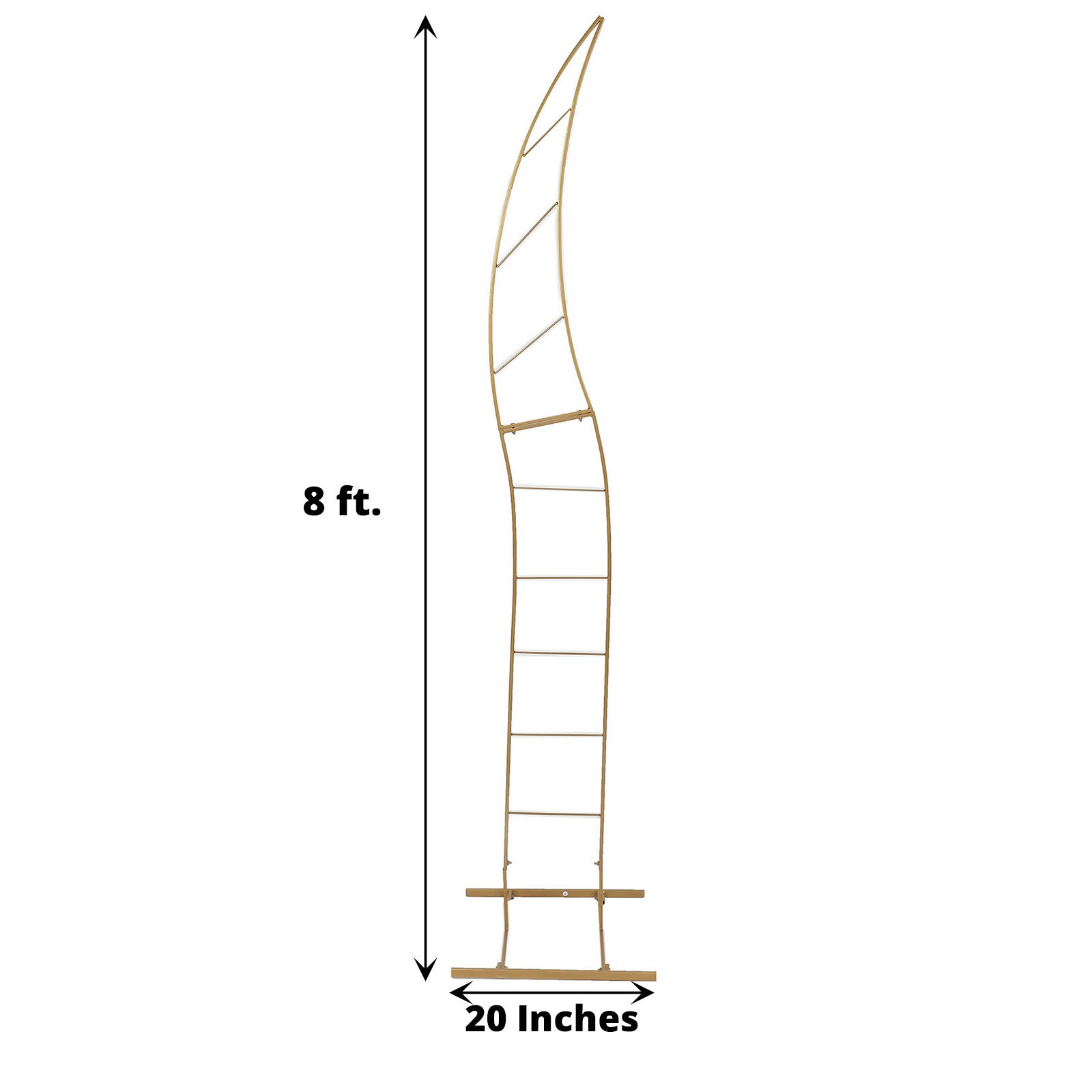 Gold Metal 8 Feet Photo Backdrop Stand