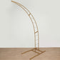 Metal Half-Moon 8 Feet Arch In Gold For Weddings