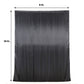 Black satin event curtain drapes, 8ft x 10ft backdrop panel.