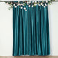 Peacock Teal 8 Feet Velvet Curtain Drape For Backdrop