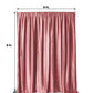 Dusty Rose Premium Velvet Backdrop Privacy Drape Curtain Panel 8 Feet