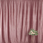 Dusty Rose Crushed Velvet Backdrop Curtain – 8ft x 8ft Event Drape with Rod Pocket, Privacy Panel for Photo Booths & Events