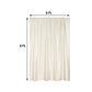 Premium 8 Feet Ivory Velvet Material Curtain Panel for Backdrop Stands
