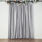 Silver Crushed Velvet Backdrop Curtain – 8ft x 8ft Event Drape with Rod Pocket, Privacy Panel for Photo Booths & Events