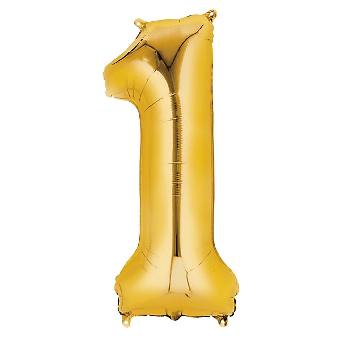 Metallic Gold 0-9 Number Air And Helium Balloons In Mylar Foil 40 Inch