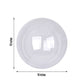 Clear 16" transparent PVC helium/air bubble balloon, 10 pack.