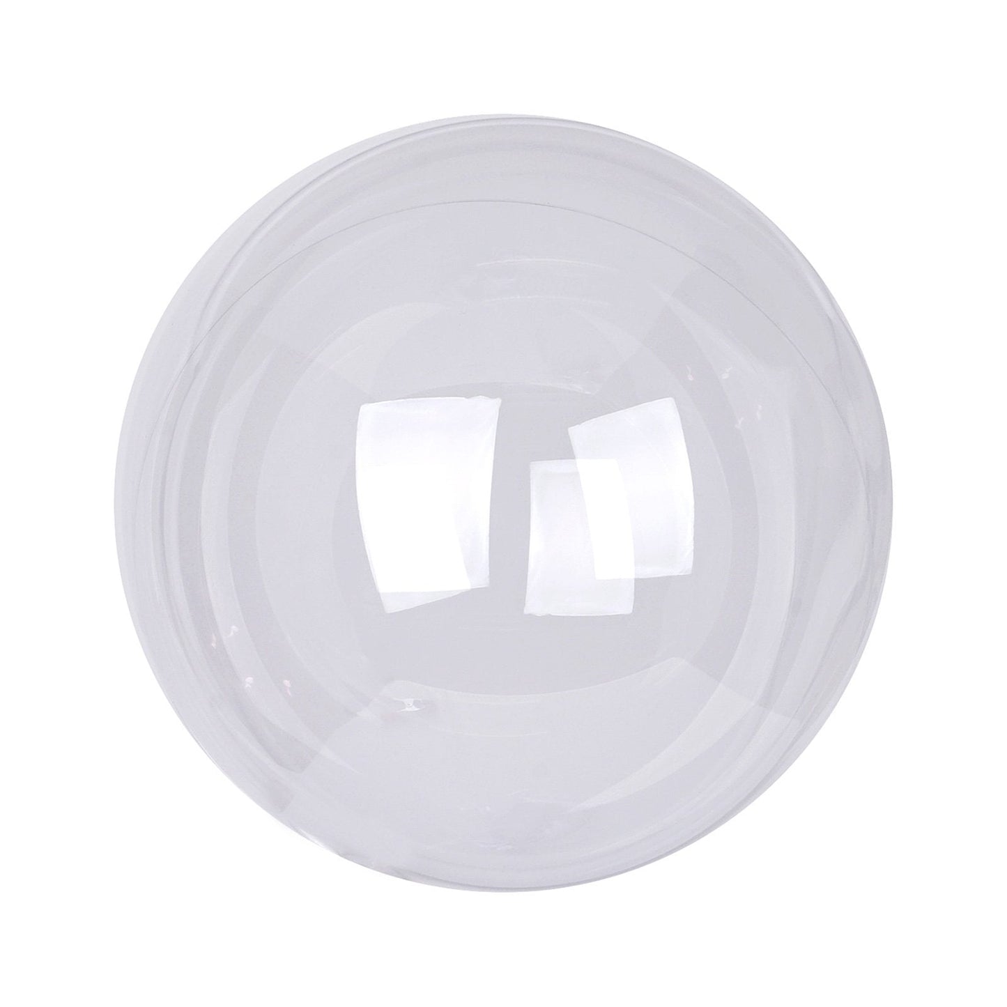 Clear transparent PVC bubble balloon, 16 inches, perfect for helium or air.