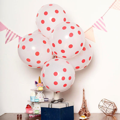 Vibrant Hot Pink and White Design