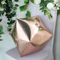 14" Rose Gold Cube Shaped Mylar Foil Balloon