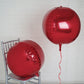 2 Pack | 18" 4D Burgundy Sphere Mylar Foil Helium or Air Balloons