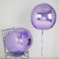 2 Pack | 18" 4D Lavender Lilac Sphere Mylar Foil Helium or Air Balloons