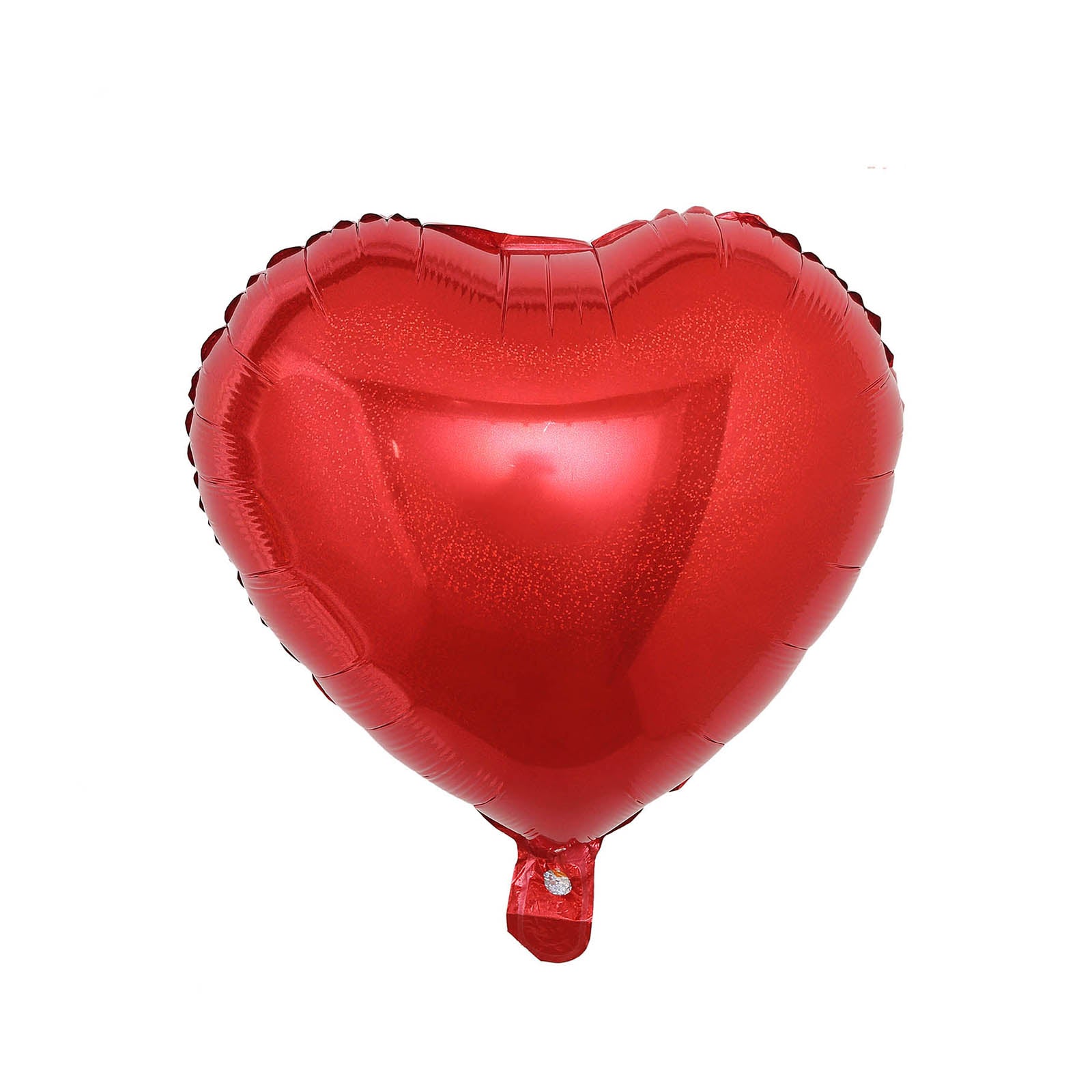 15" Metallic Red Heart Mylar Foil Balloon