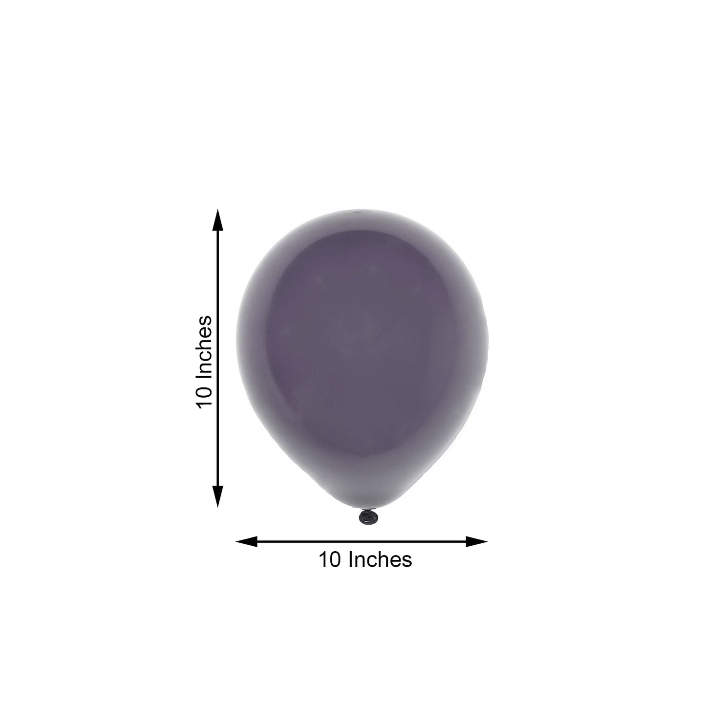 10" Matte Pastel Violet Amethyst Latex Balloon
