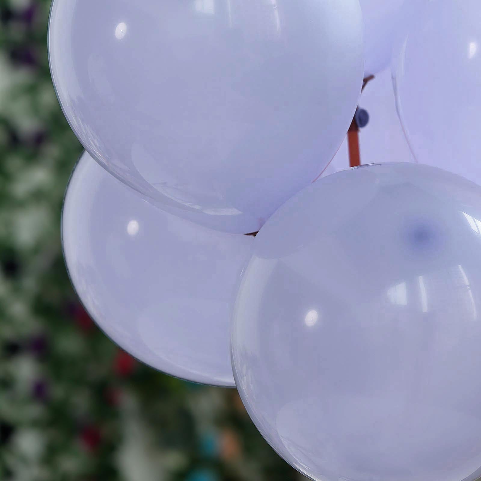 10" Matte Pastel Periwinkle Balloons in a 25 Pack