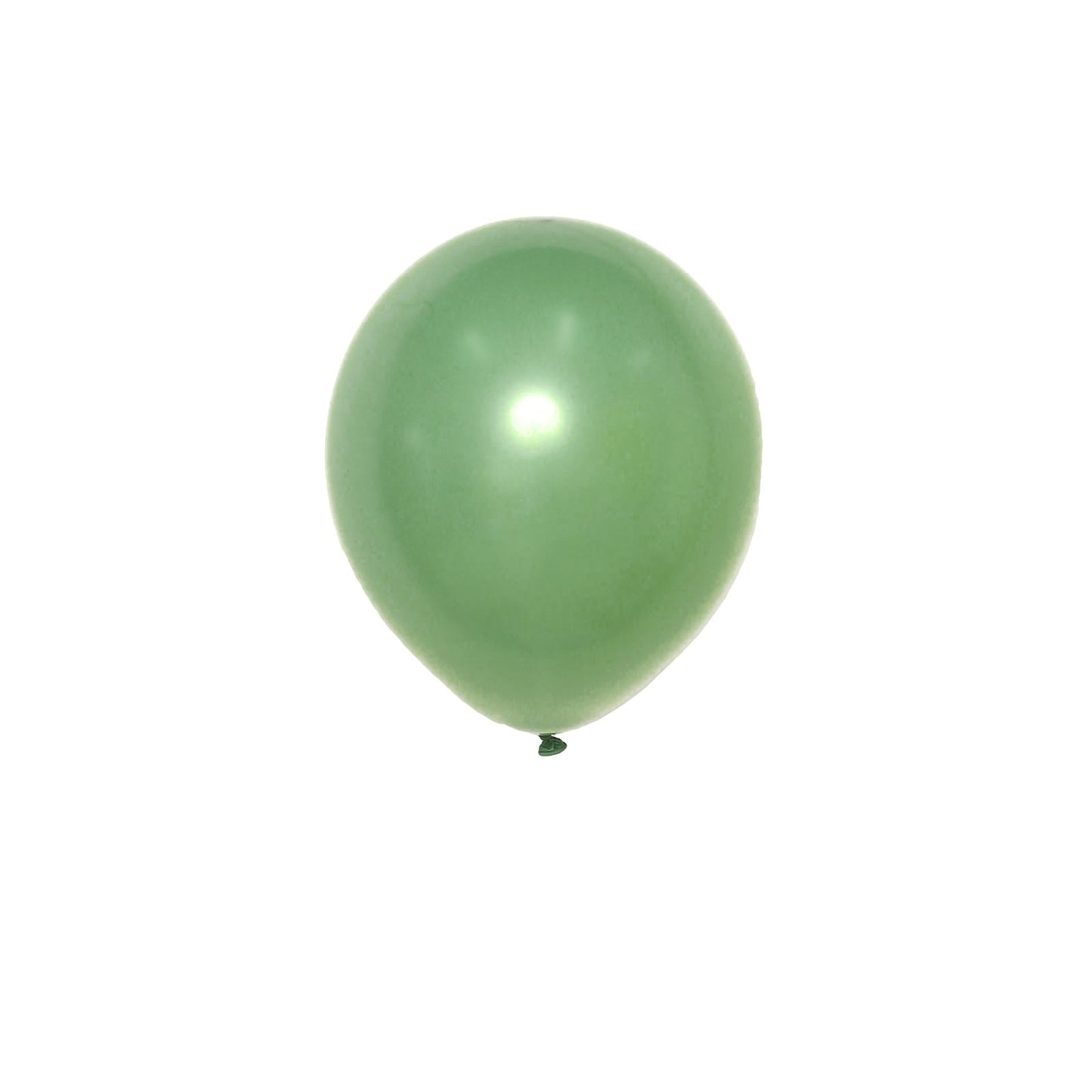 25 Pack of 12 Inch Latex Matte Pastel Sage Helium & Air Party Balloons