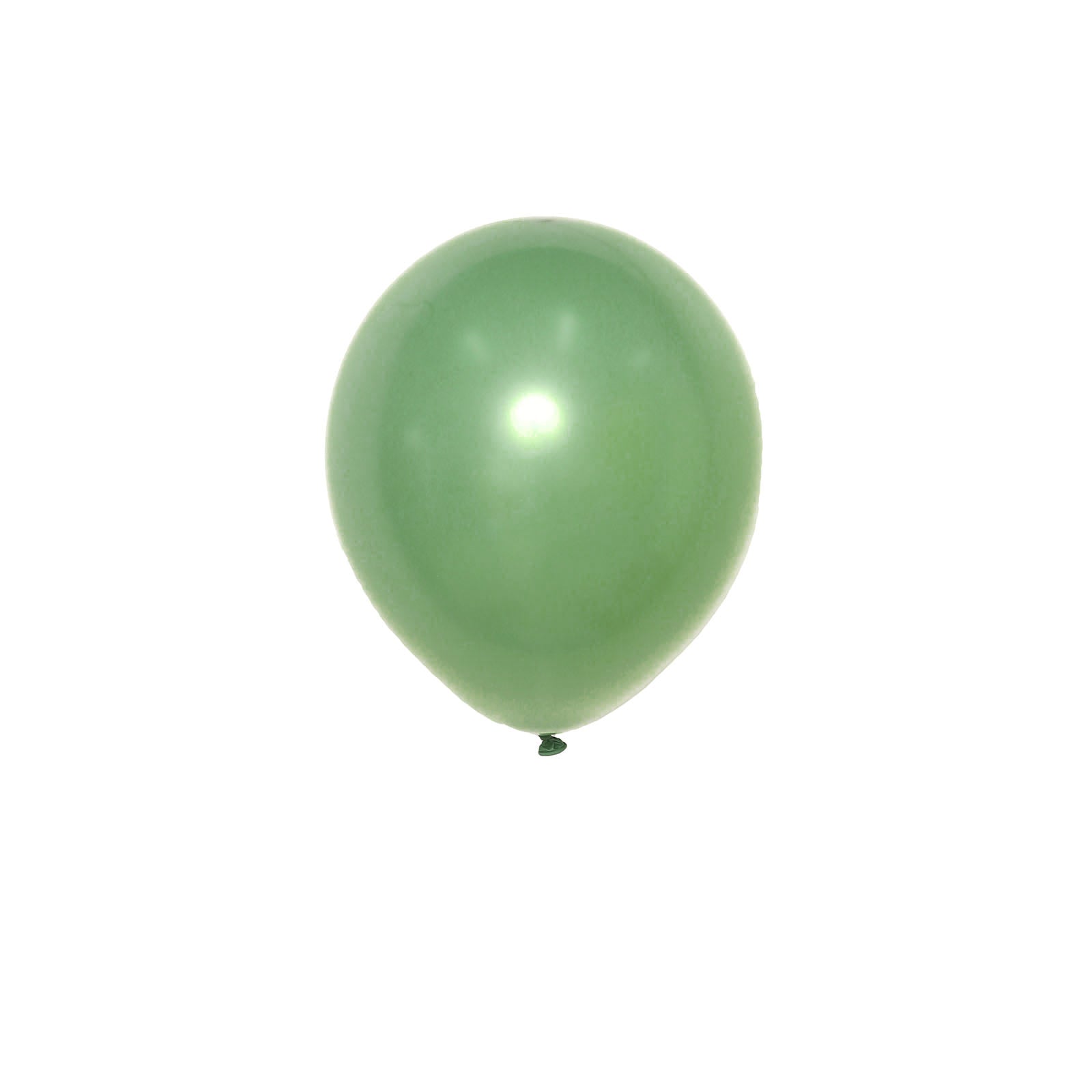 25 Pack of 12 Inch Latex Matte Pastel Sage Helium & Air Party Balloons