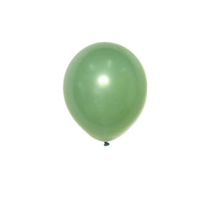 25 Pack of 12 Inch Latex Matte Pastel Sage Helium & Air Party Balloons