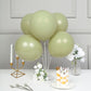 25 Pack | 12" Matte Pastel Olive Green Helium/Air Latex Party Balloons