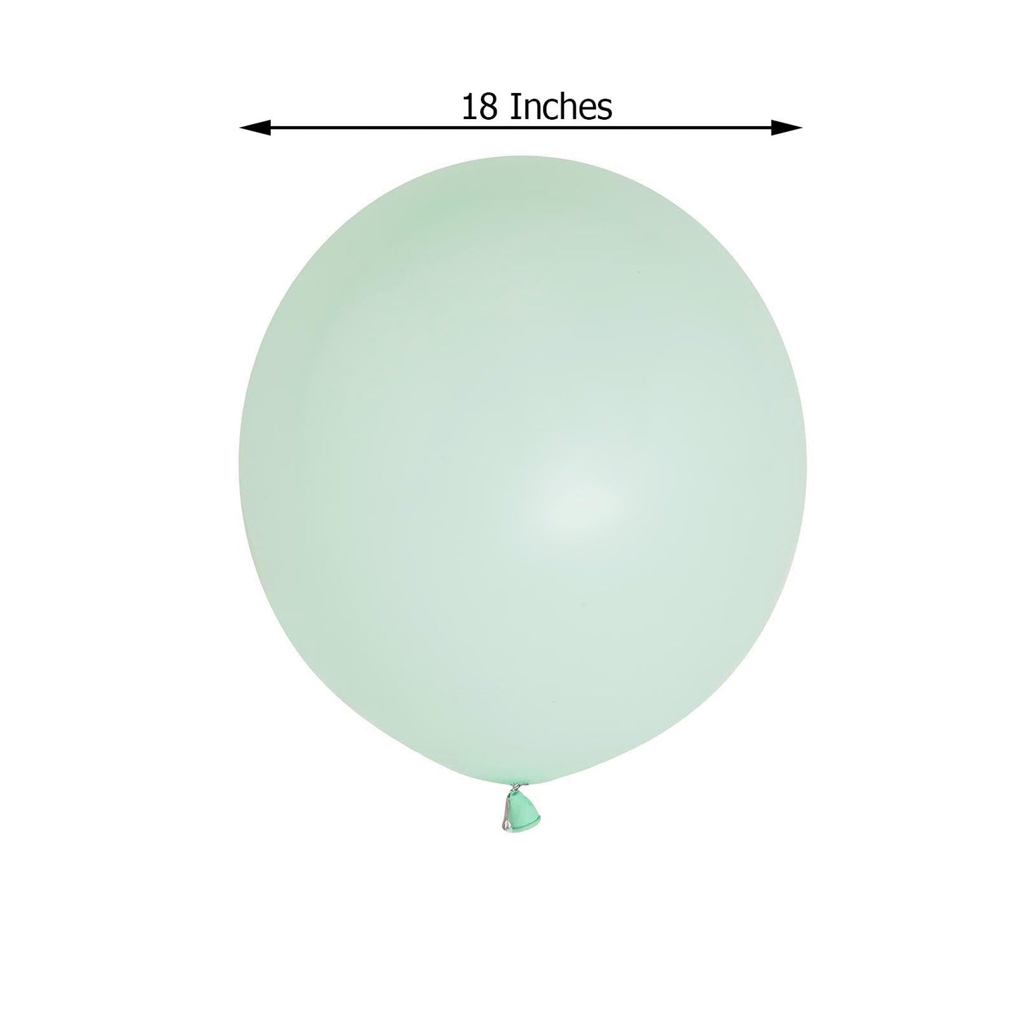 10 Pack | 18inch Matte Pastel Seafoam Helium or Air Latex Party Balloons