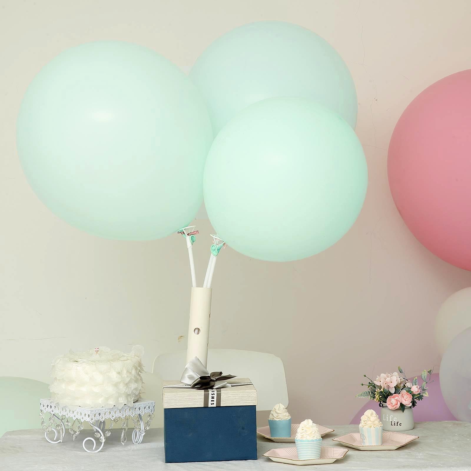 10 Pack | 18inch Matte Pastel Seafoam Helium or Air Latex Party Balloons