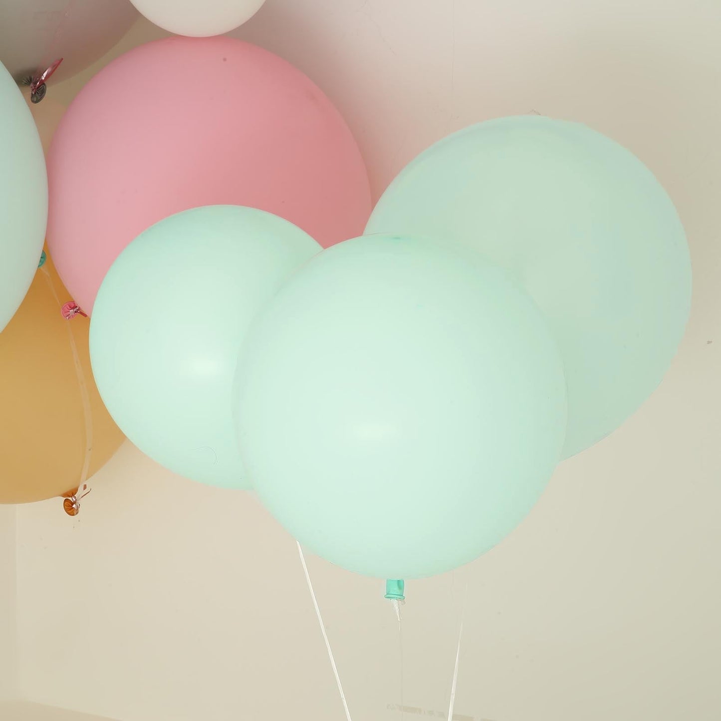 10 Pack | 18" Matte Pastel Seafoam Helium or Air Latex Party Balloons