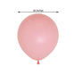 10 Pack | 18inch Matte Pastel Blush Helium or Air Latex Party Balloons