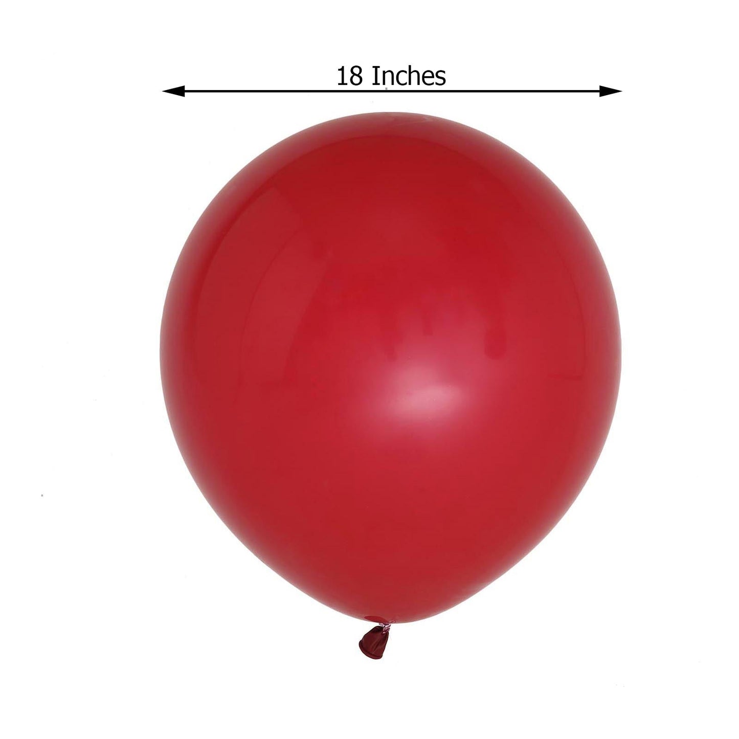 18" Matte Pastel Burgundy Balloon for Parties