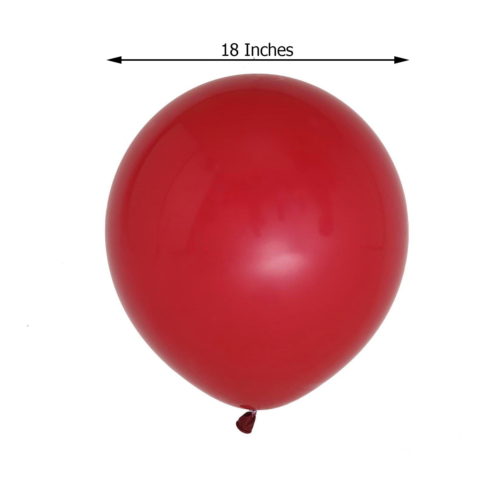 18" Matte Pastel Burgundy Balloon for Parties