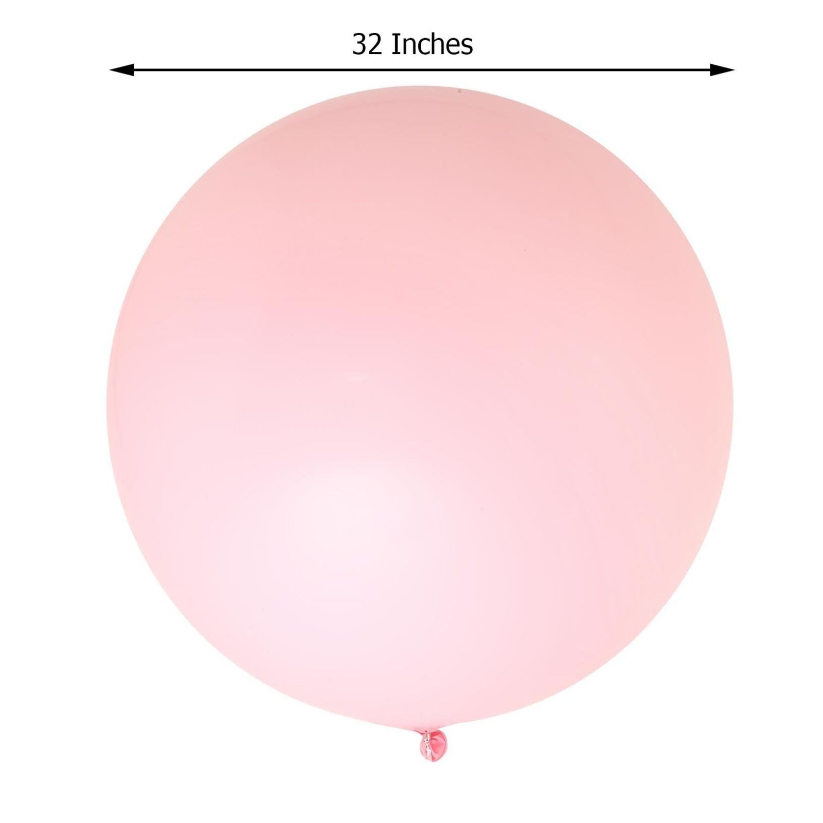 32" large matte pastel blush balloon