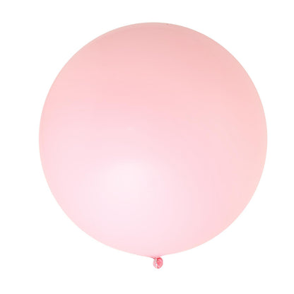 Large matte pastel blush balloon, 32 inches, helium or air.