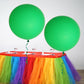 2 Pack | 32inch Large Matte Green Helium or Air Premium Latex Balloons