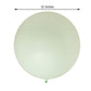 32" large matte pastel mint helium/air premium latex balloon.