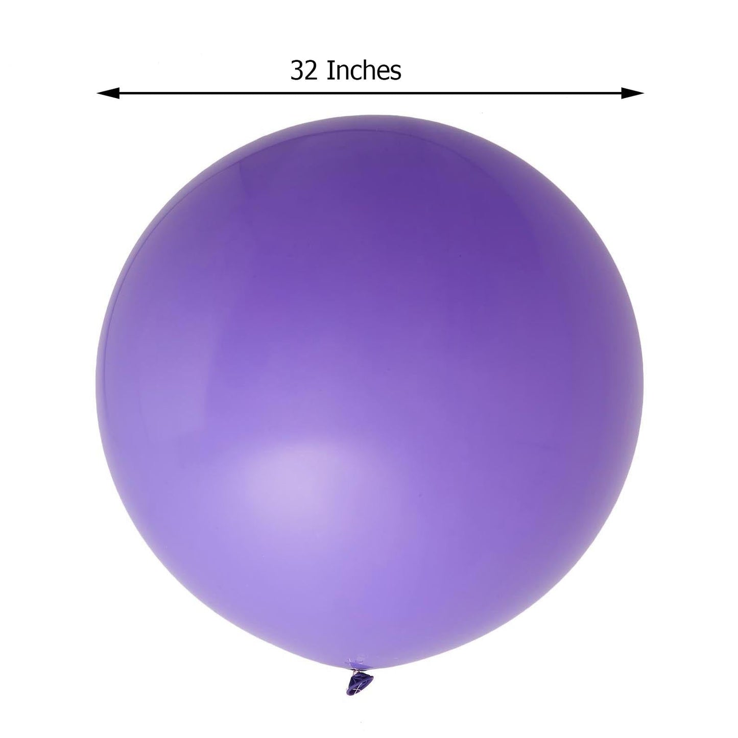 2 Pack | 32inches Large Matte Purple Helium or Air Premium Latex Balloons
