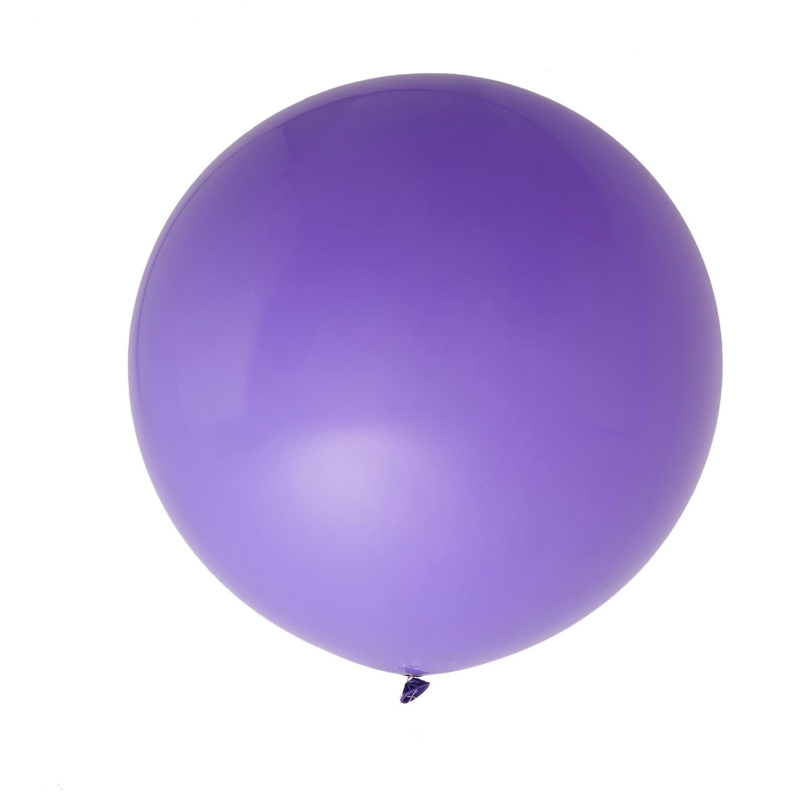2 Pack | 32inches Large Matte Purple Helium or Air Premium Latex Balloons