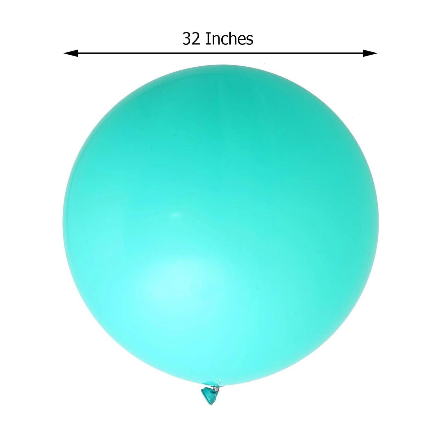 2 Pack | 32inch Large Balloons Helium or Air Latex Balloons Turquoise