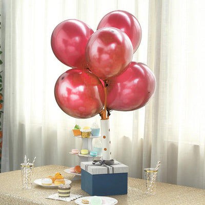 Versatile Decorating Options with Burgundy Balloons