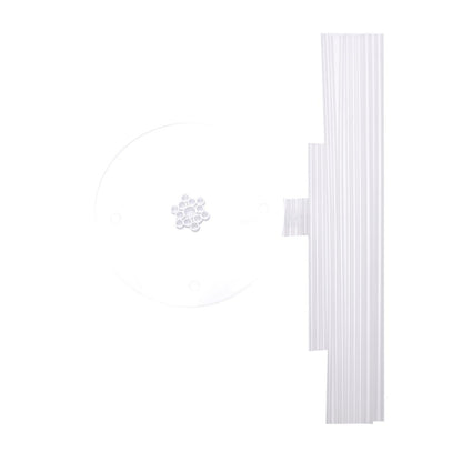 Clear balloon centerpiece holder kit for table decorations.