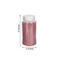 Nontoxic extra fine rose gold glitter in a 1 lb bottle.