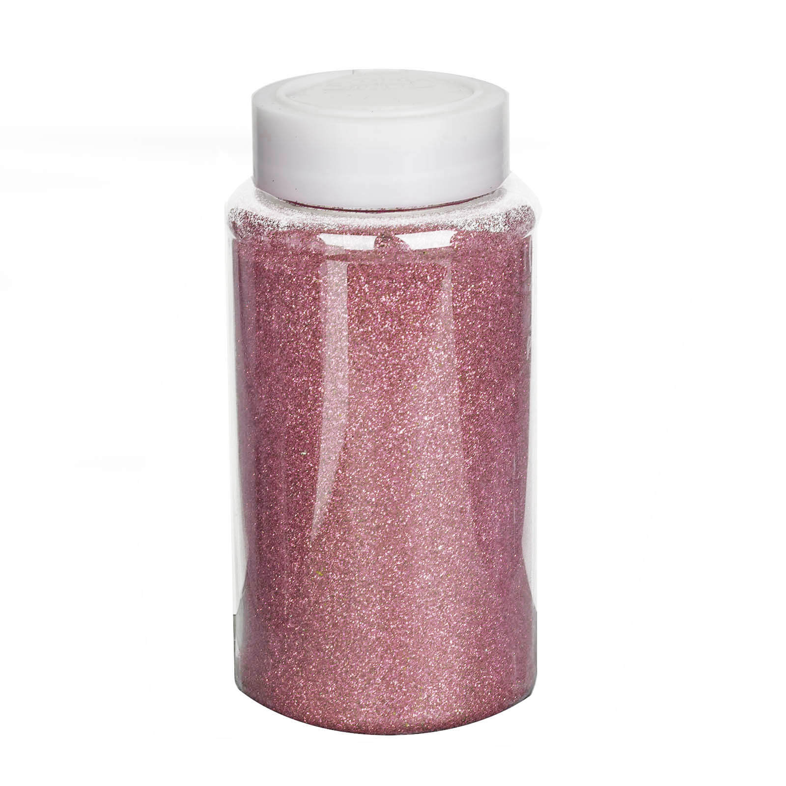 Rose gold extra fine glitter in a 1 lb bottle for arts and crafts.