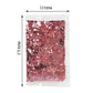 Metallic rose gold chunky confetti glitter for arts and crafts.